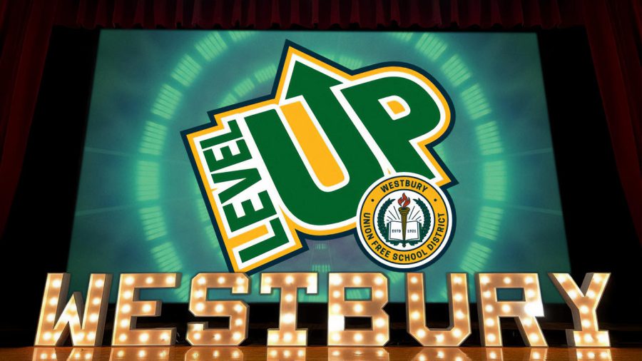 The Westbury Union Free School District's Level Up theme was on prominent display at the 2022-23 school year Convocation.