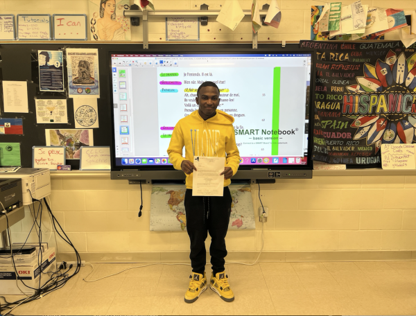 Westbury Junior Biron Pierre Takes 2nd Place in NYSABE Essay Contest