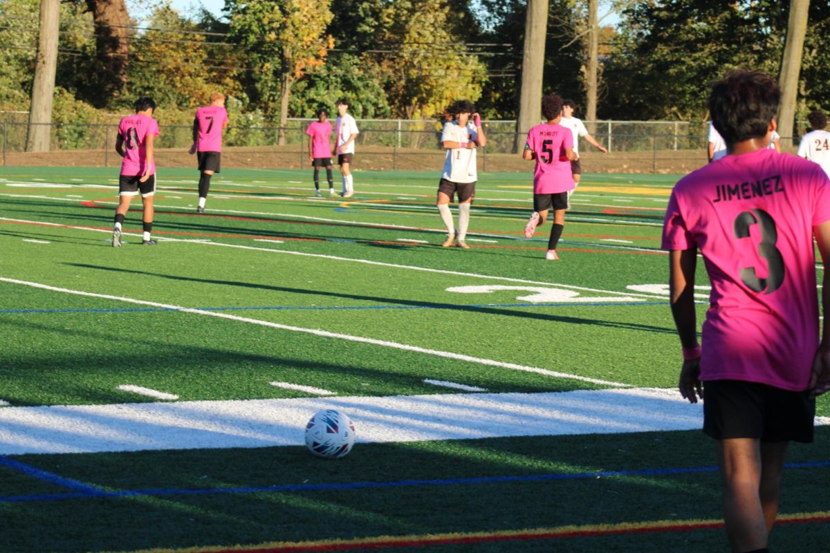 Boys Varsity Soccer Hicksville on October 16, 2024