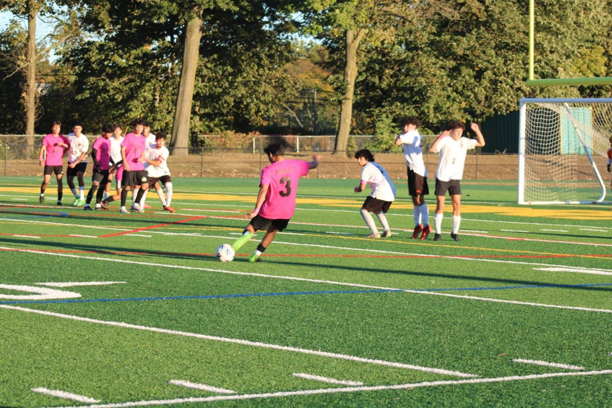 Boys Varsity Soccer Hicksville on October 16, 2024