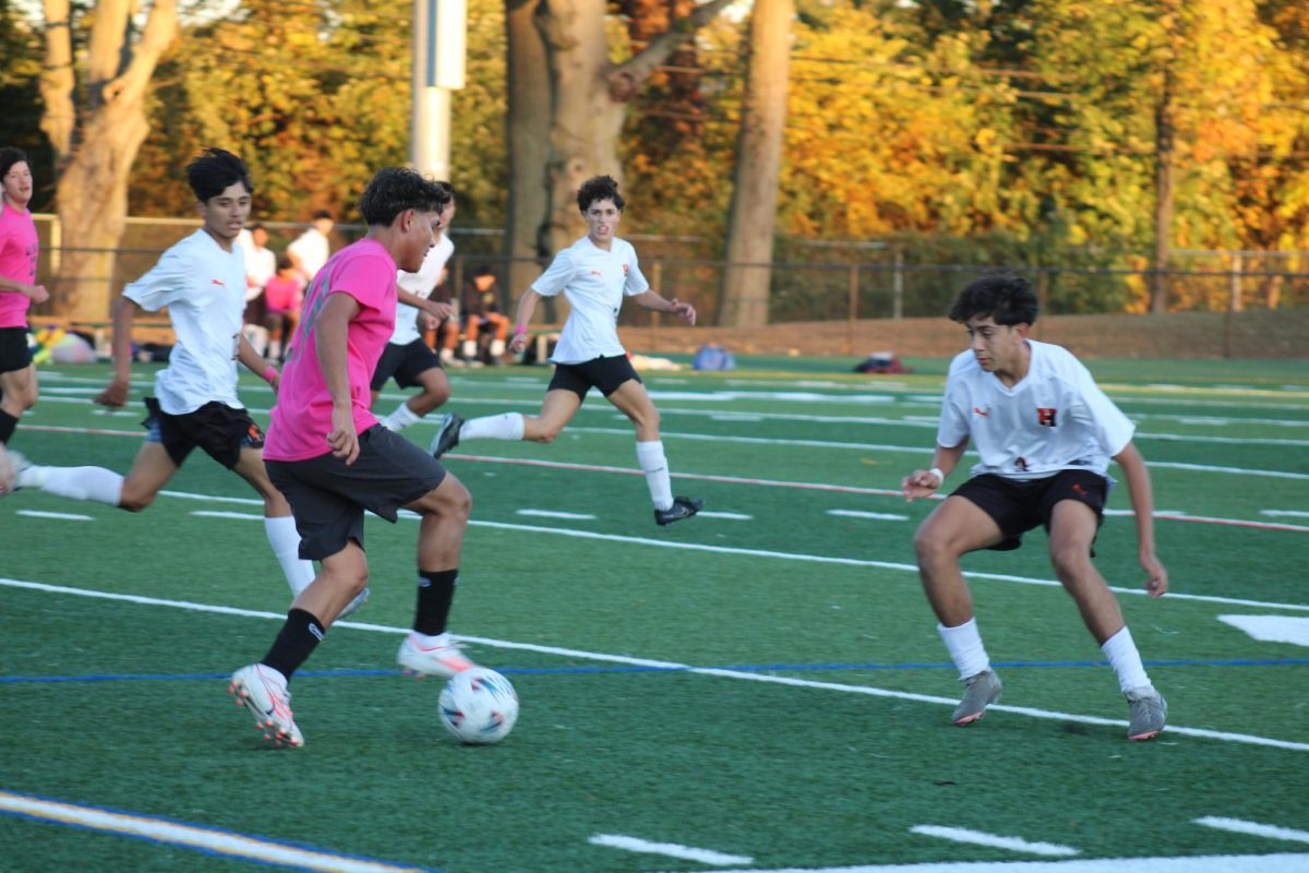 Boys Varsity Soccer Hicksville on October 16, 2024