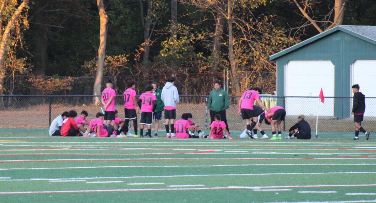 Boys Varsity Soccer Hicksville on October 16, 2024