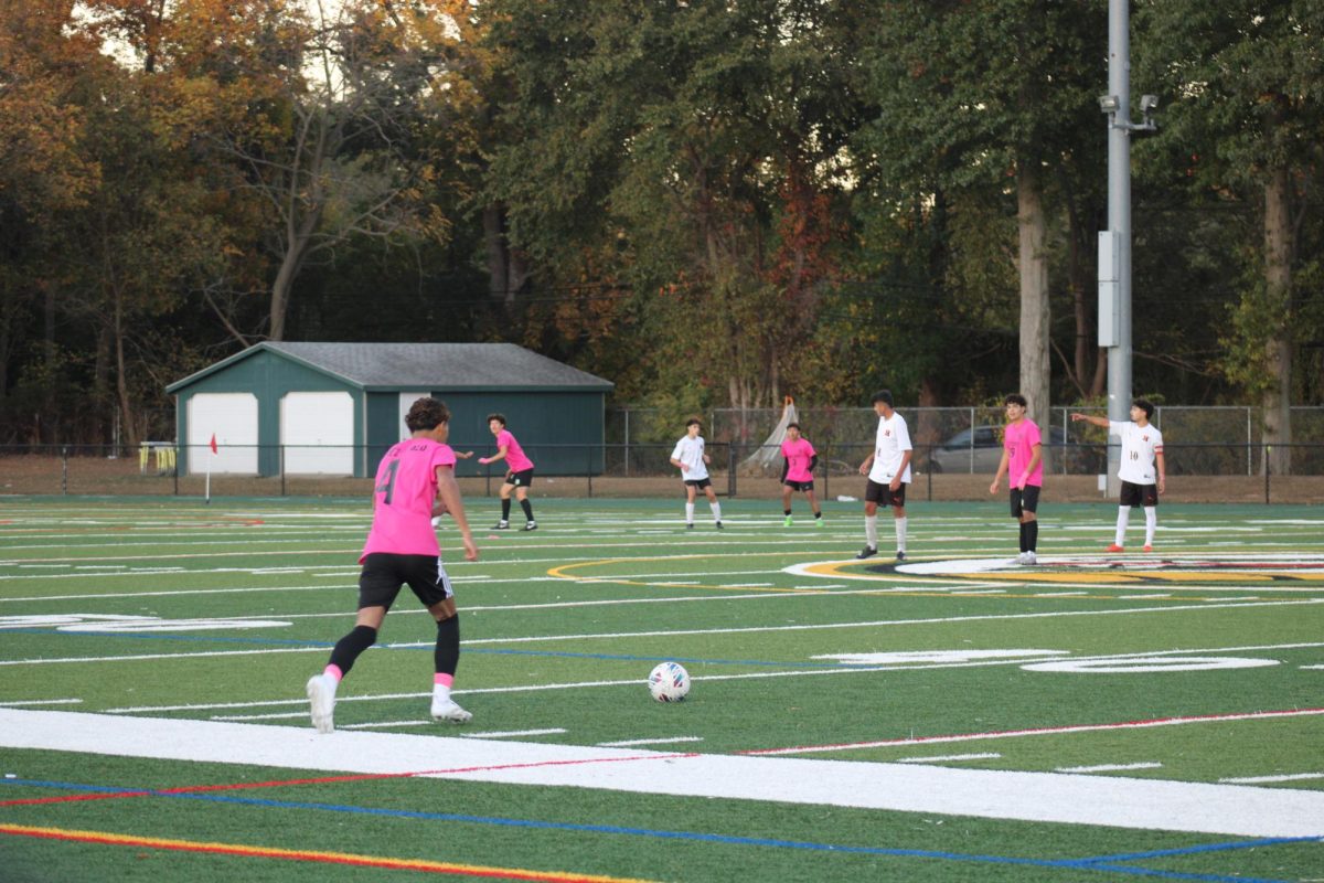 Boys Varsity Soccer Hicksville on October 16, 2024