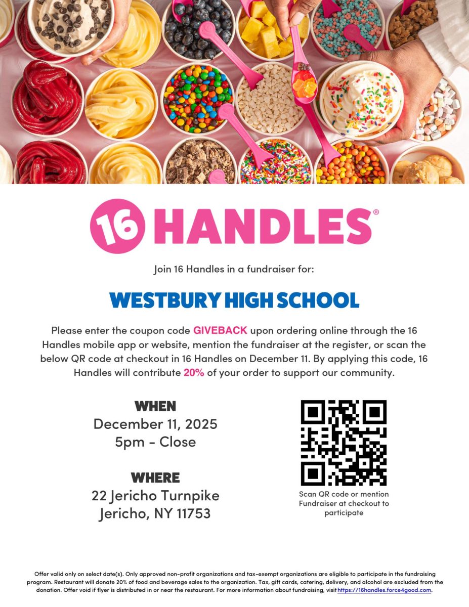 Westbury High School 16 Handles event
